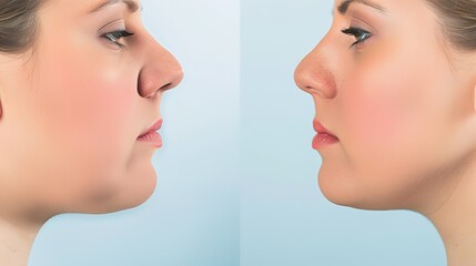 Chin lipo before and after result