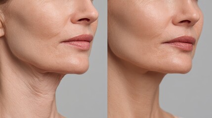 Real chin contour result